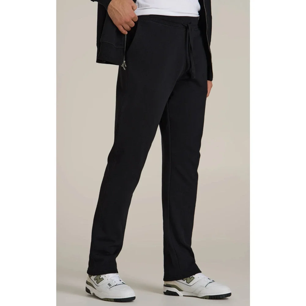 American Tall Wearever 2.0 Fleece Straight Leg Sweatpants Black Mens Medium XT